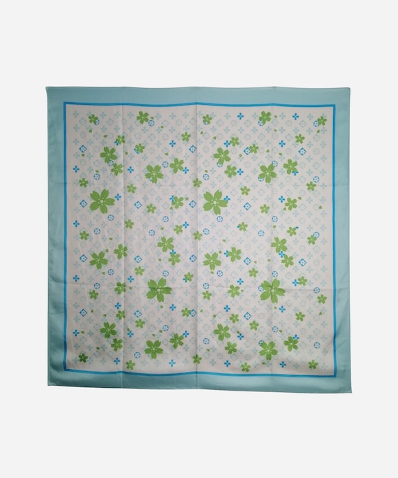 Sciarpa di seta, sciarpa di seta quadrata, foulard da donna, chinoiserie - Italia