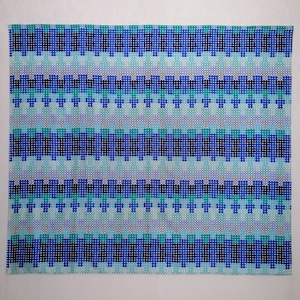 Geometric Silk Scarf, Blue Polka Dot Scarf, Womens Large Square Scarf, Summer Silk Head Scarf, Pure Silk Accessories, Unique Gift For Her