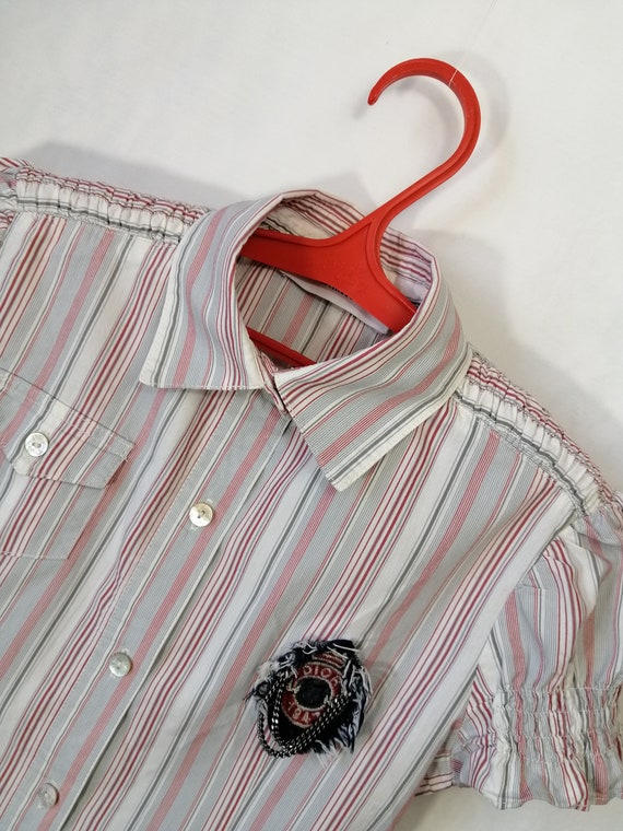 90s CristianDior Cotton Stripe Shirt Christian Dior M