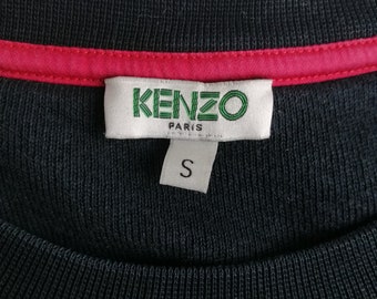 KENZO PARIS Womens Fish Sweatshirt Authentic French Designer