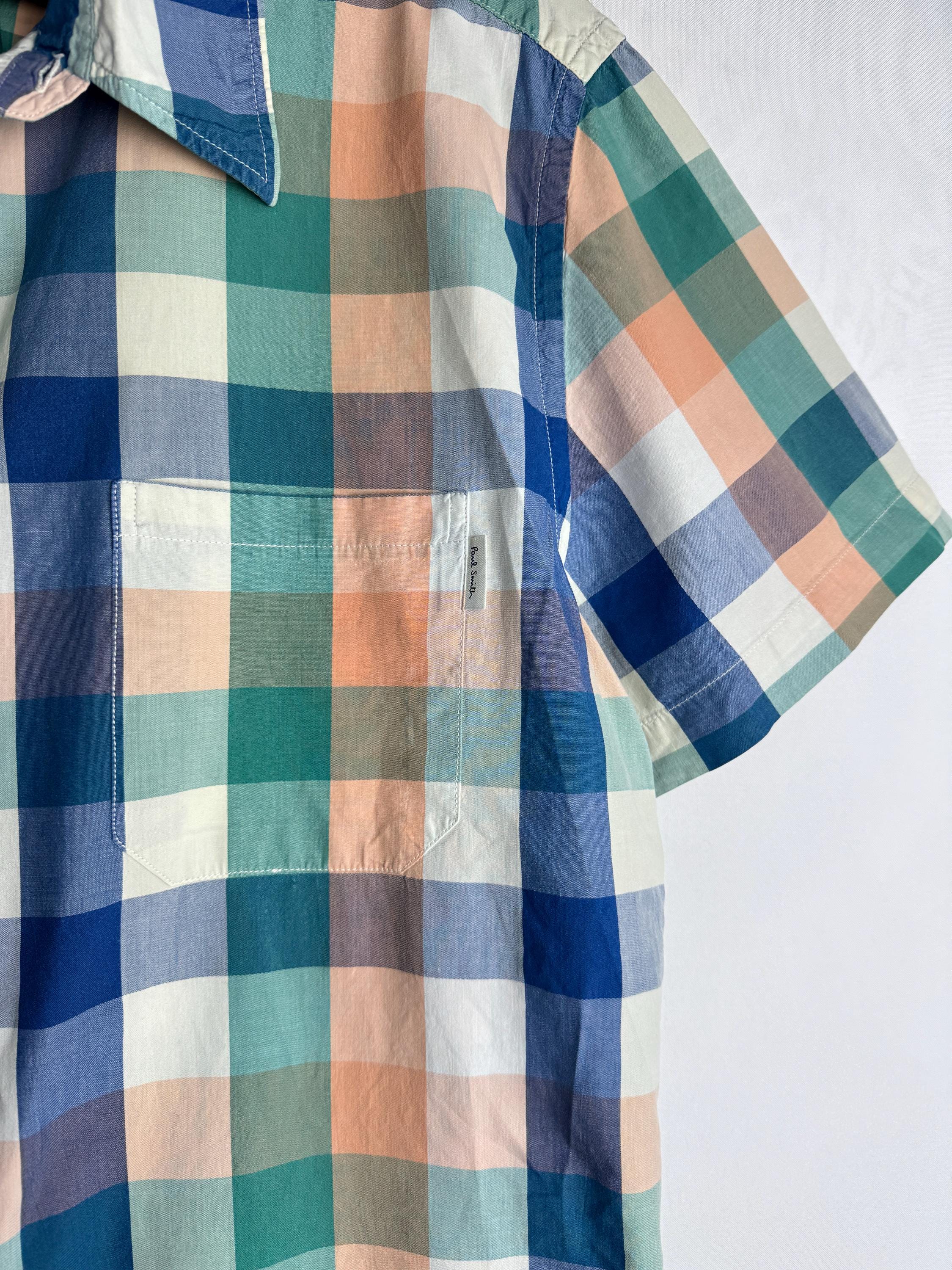 Chemise Paul Smith à Carreaux - Taille M, Classic Fit, 100% Coton - Neuf Avec étiquettes