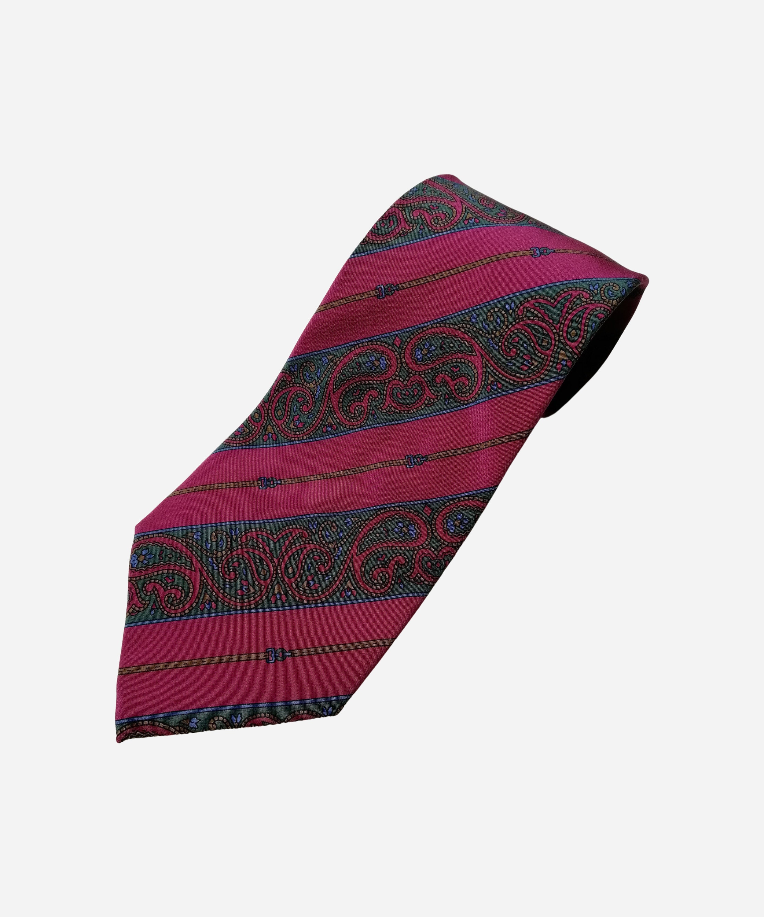 BRUNO PIATTELLI Vintage Paisley Silk Necktie 80s Italian - Etsy Sweden