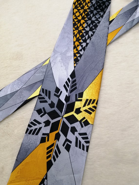 GIANNI VERSACE Silk Tie, 90s Vintage Versace Neck… - image 5