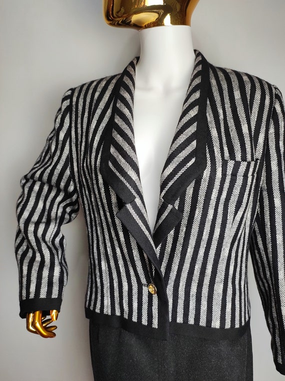 Buy LOUIS FERAUD Wool Jacket, 80s French Fashion Designer