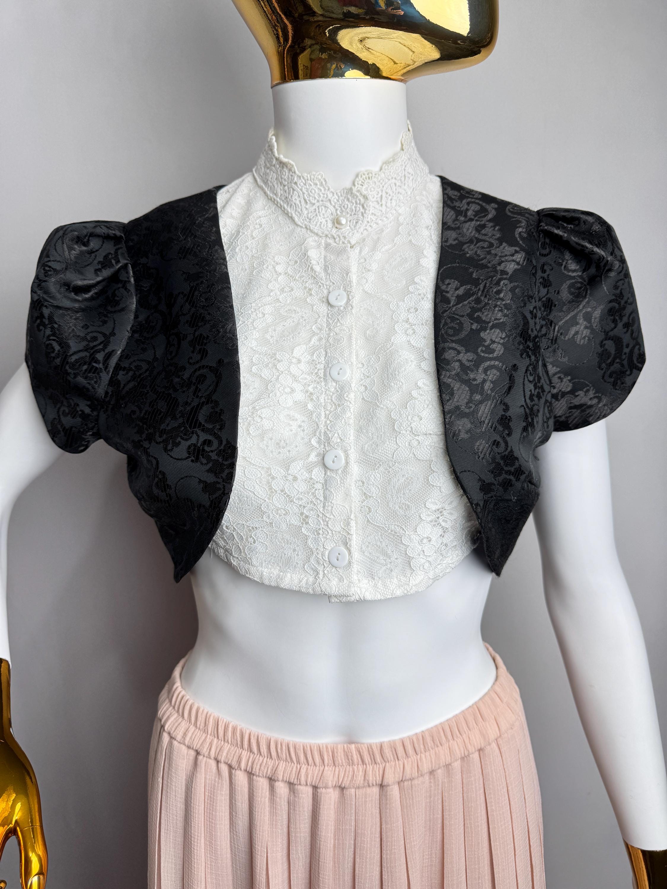 トップス MALION vintage cutwork bolero MALION vintage cutwork bolero