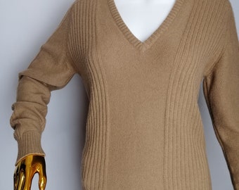 BALLANTYNE CASHMERE - 【Bryant of Scotland】Pure Cashmere100 % BALLANTYNE Pure Cashmere Womens Sweater, 100% Cashmere V