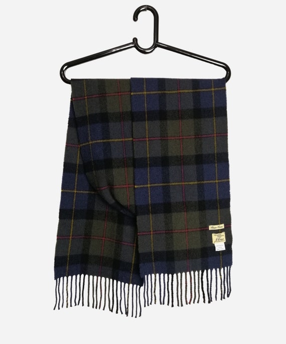 J.CREW Wool Scarf Made in Scotland Wool Scarf Scottish Etsy
