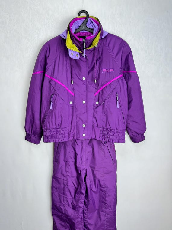 90年代レディーススキースーツ、ツーピーススキースーツ、80年代