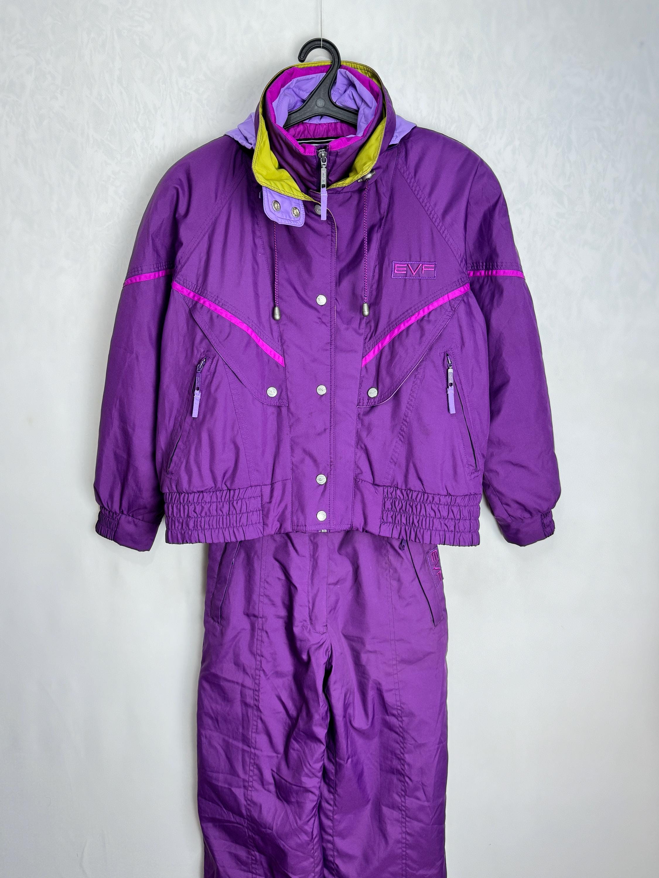 90年代レディーススキースーツ、ツーピーススキースーツ、80年代