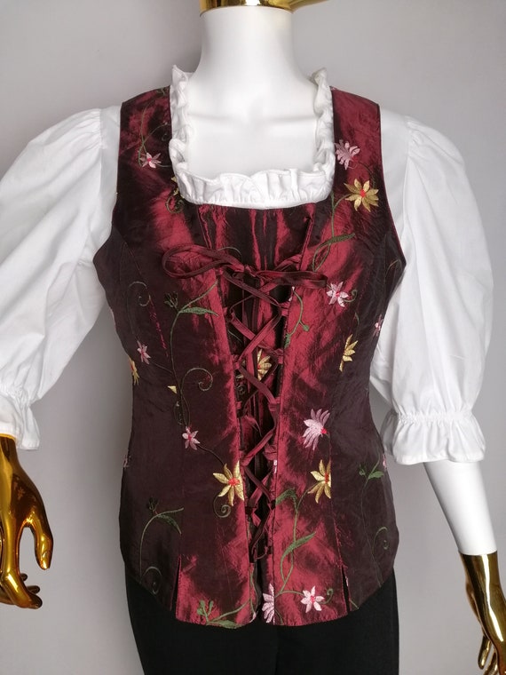 Austrian Dirndl Corset Top, Traditional Trachten … - image 7