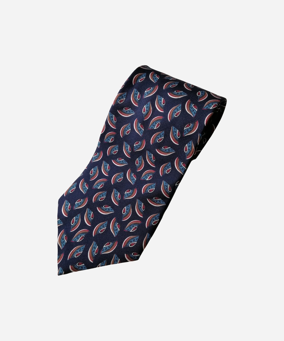 CHRISTIAN DIOR Vintage Mens Silk Neck Tie Paisley Print 90s Dior