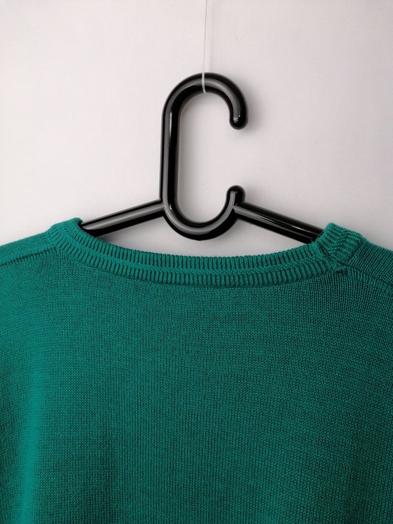 VINTAGE Mens Sweater 80s 90s Oversized Cotton Abs… - image 10