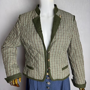 80er Jahre Gesteppte Steppjacke, Trachtenjanker, Dirndljacke, Dirndljacke, Dirndljacke, Dirndljacke, Trachtenjacke, Trachtenjacke, M