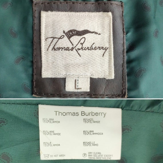 THOMAS BURBERRY Womens Wool Coat, 90s Burberrys O… - image 4