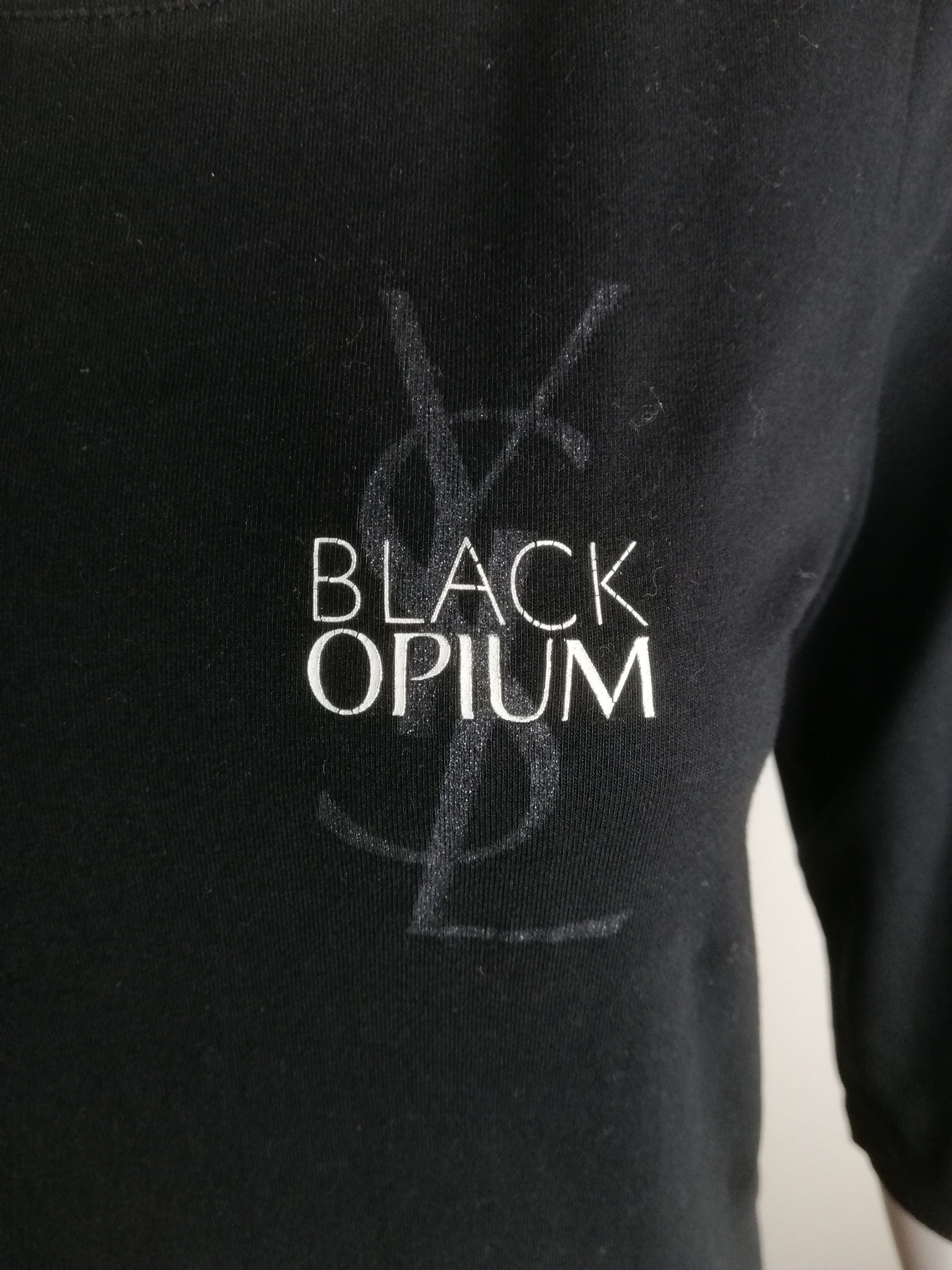 YVES SAINT LAURENT Uniform Big Logo T-shirt, Ysl Parfums Monogram