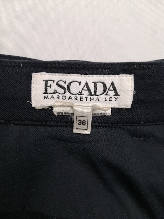 ESCADA Vintage Womens Cotton Skirt 90s Margaretha… - image 3