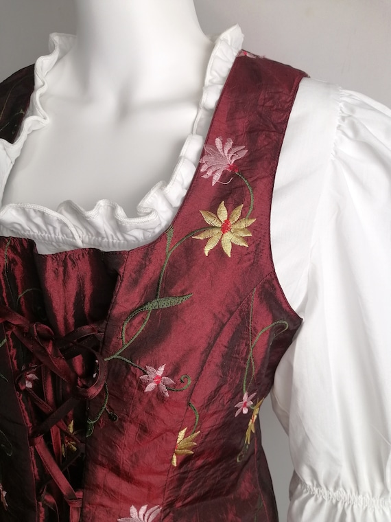 Austrian Dirndl Corset Top, Traditional Trachten … - image 6