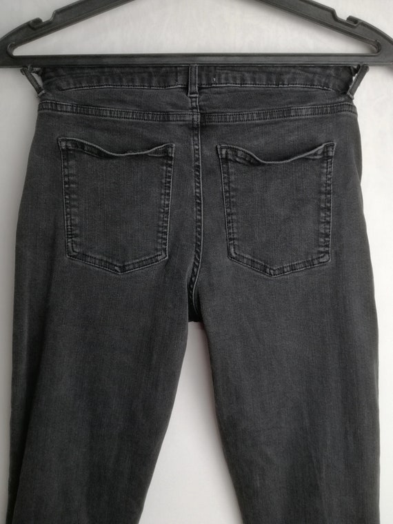 ACNE STUDIOS Skin 5 Used Black Jeans, Womens Black Washed