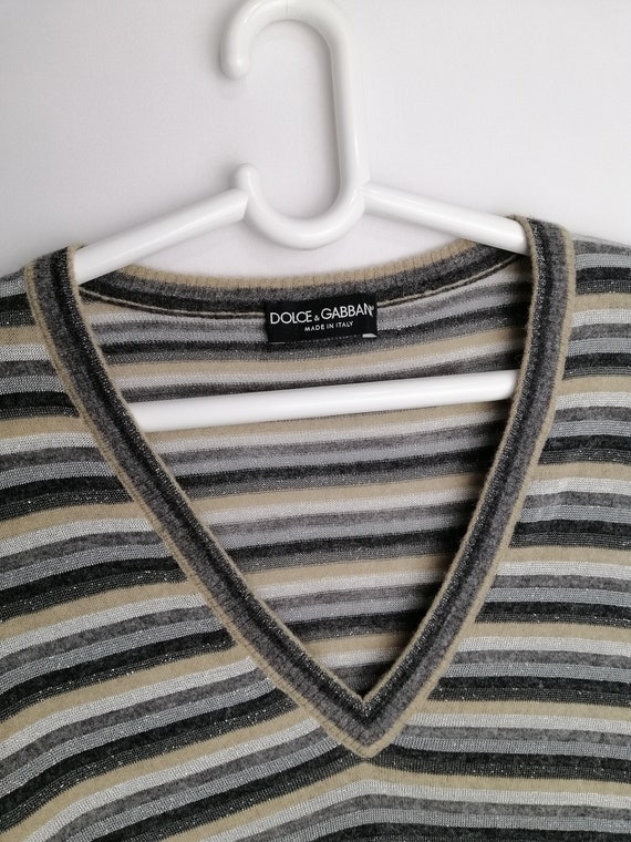 美品 D&G ARCHIVE ITALY ANGOLA KNIT SWEATER Designer × Dolce & Gabbana × Vintage Dolce & Gabbana D&G