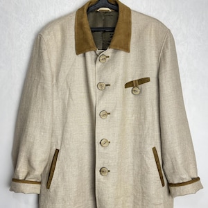 Linen Trachten Jacket Mens - Etsy