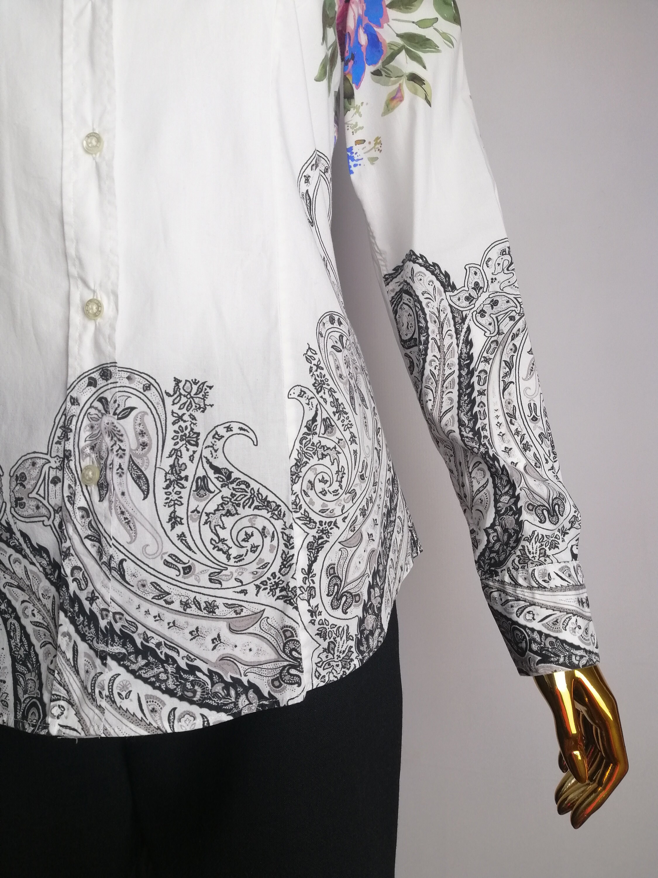 Tシャツ・カットソー ETRO BLOUSE WITH STRIPE PATTERN (WRIA0006_99TR546S8450) Etro Striped Shirt - Multicolour - Women | WRIA000699TR546S8450