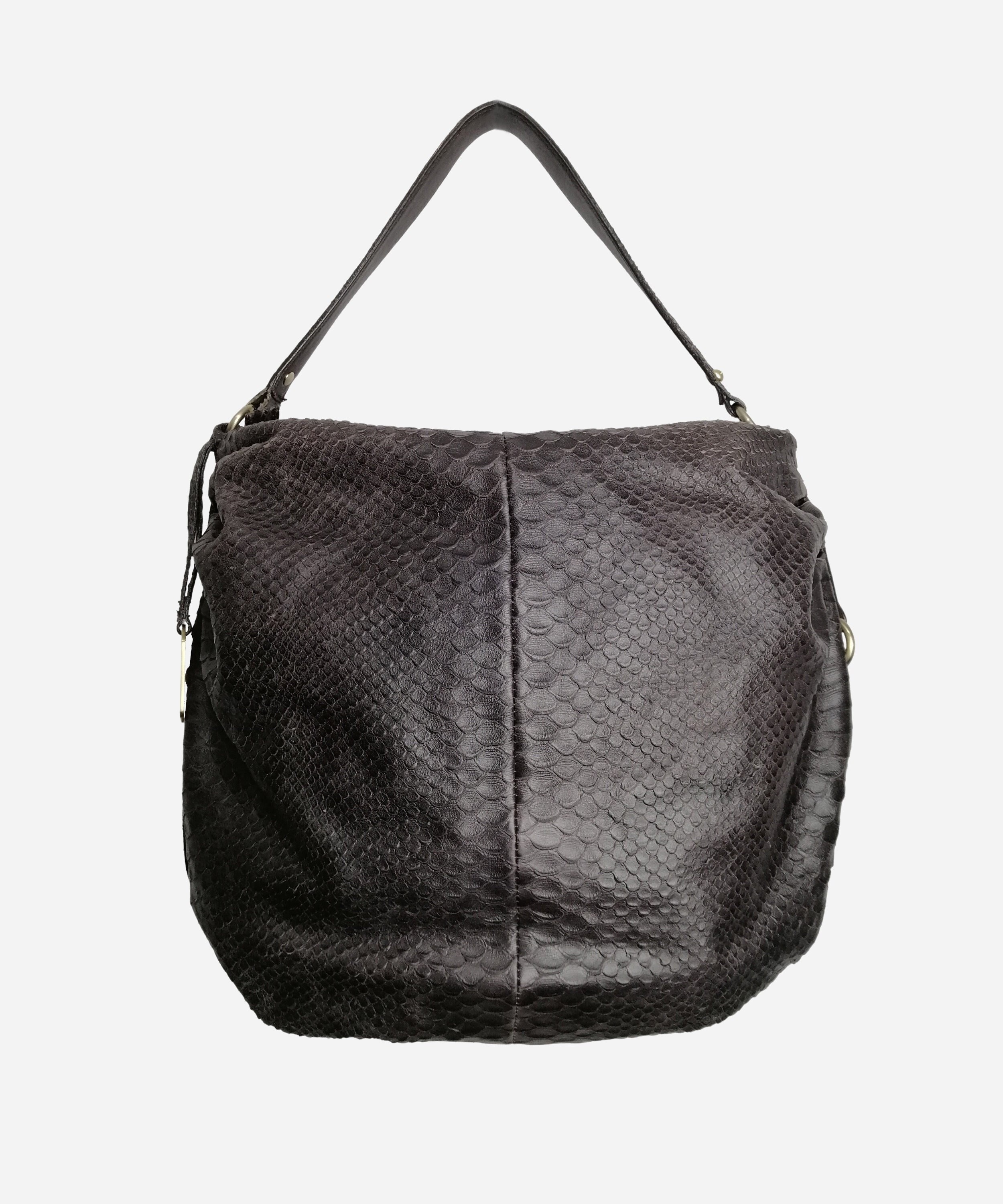 Furla Vintage Leather Hobo Bag