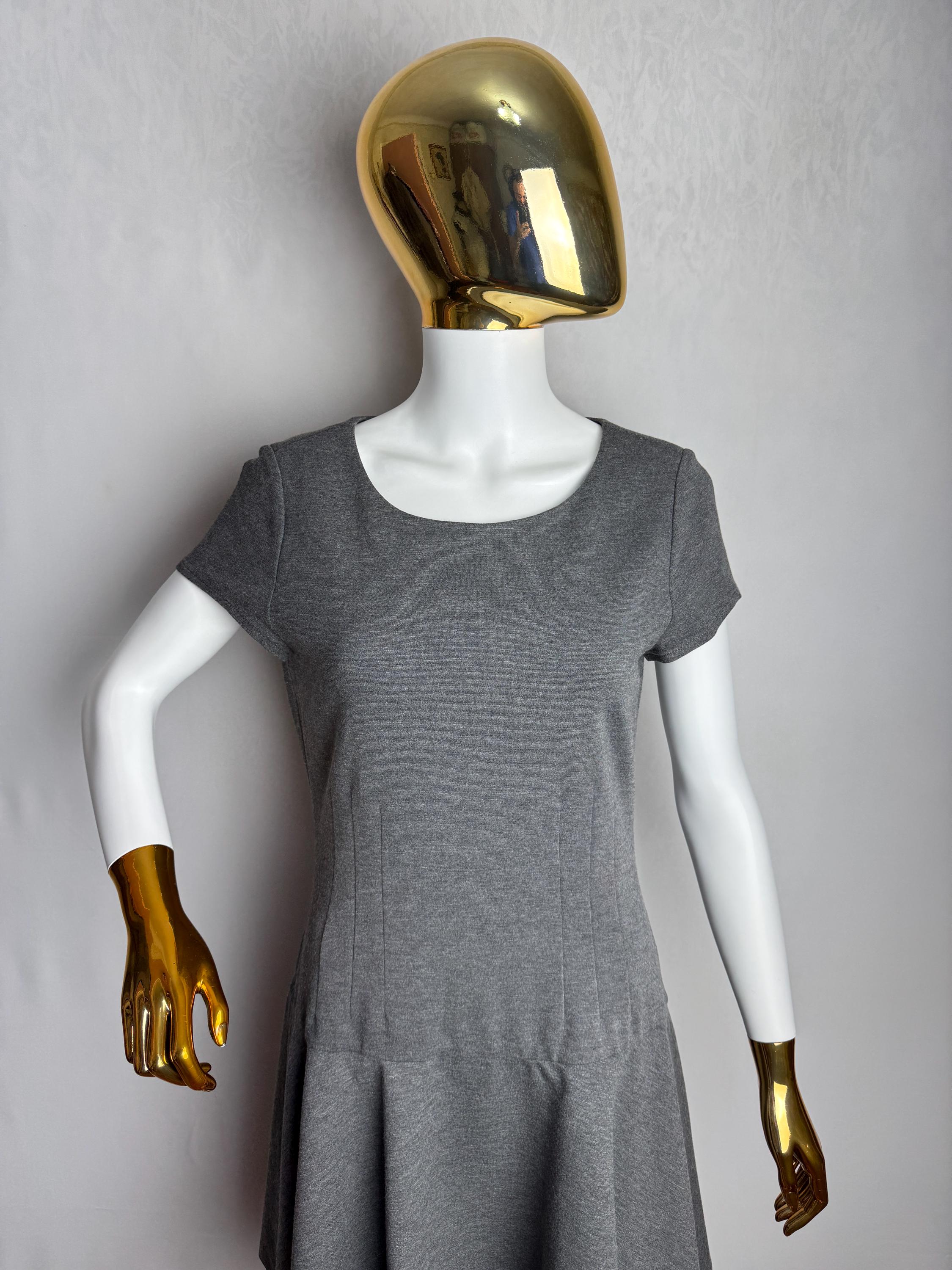 DIANE VON FURSTENBERG Drop Waist Flared Dress, Dvf Designer Classic Dress,  Gray Viscose A-line Dress, Y2K Minimalist Short Sleeve Dress, M - Etsy  Israel