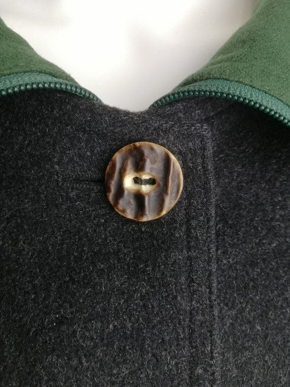 Loden Wool Coat, Womens Austrian Wool Jacket, Tyrol Trachten