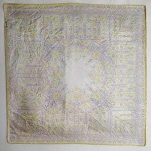 ETRO Paisley Print Silk Scarf, Designer Small Square Scarf, Unique Pattern Neck Scarf, Pure Silk Handkerchief, Made In Italy Pocket Square