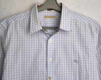 BURBERRY BRIT Gingham Check Shirt, 90s Burberrys of London BURBERRY BRIT Gingham Check Shirt, 90s Burberrys of London