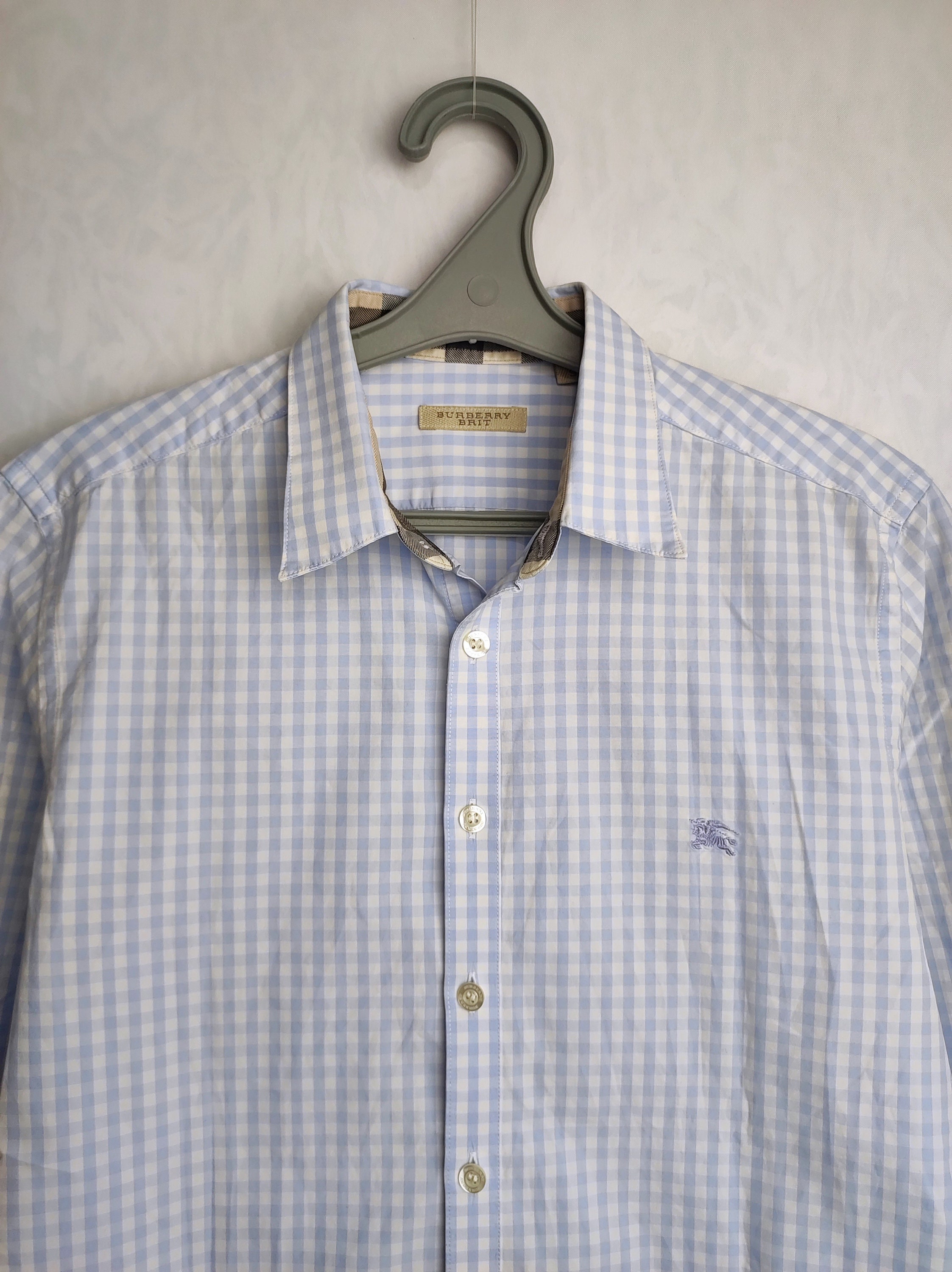BURBERRY BRIT Gingham Check Shirt, 90s Burberrys of London BURBERRY BRIT Gingham Check Shirt, 90s Burberrys of London