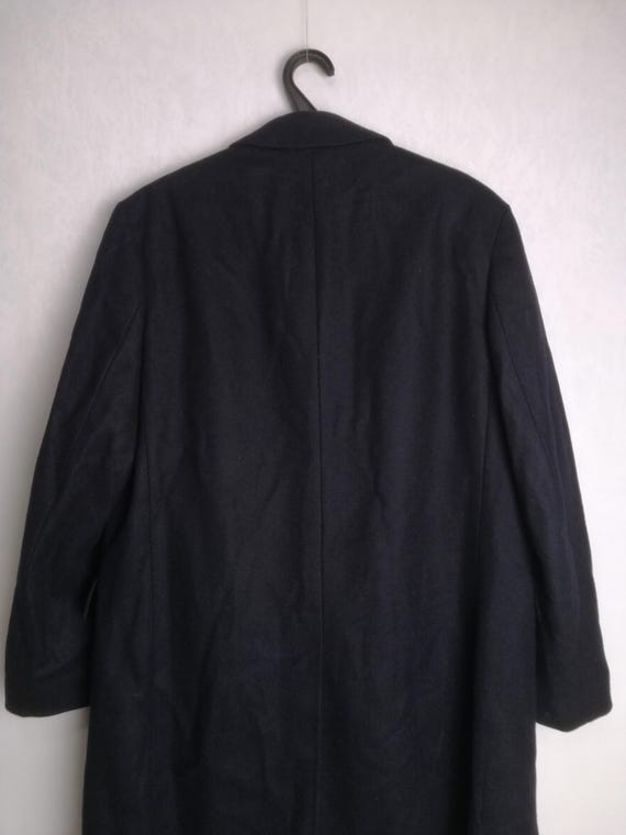Buy Alpen Loden Wool Coat, Mens Austrian Wool Jacket, 80s Navy 