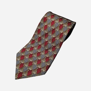 ERMENEGILDO ZEGNA Vintage Herren Seidenhalsband italienischer Designer Florale Krawatte für Männer made in Italy Geschenk für Ihn