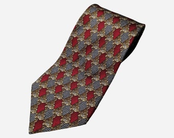 ERMENEGILDO ZEGNA vintage Hommes Soie Cravate Designer Italien Floral Neck Tie Pour Hommes Made In Italy Cadeau Pour Lui