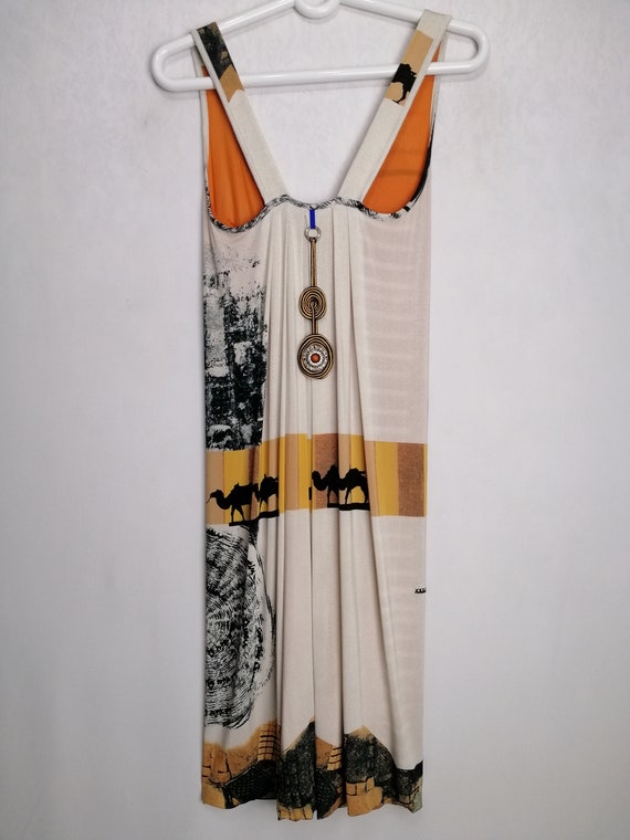 SAVE THE QUEEN Tribal Dress, Y2K Italian Designer… - image 2