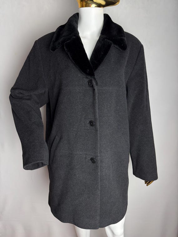 Österreichischer Wolle Kaschmir Mantel, Dirndl Loden Jacke