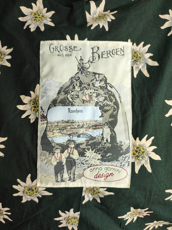 Dirndl Patchwork Jacket, Oktoberfest Trachten Jac… - image 6