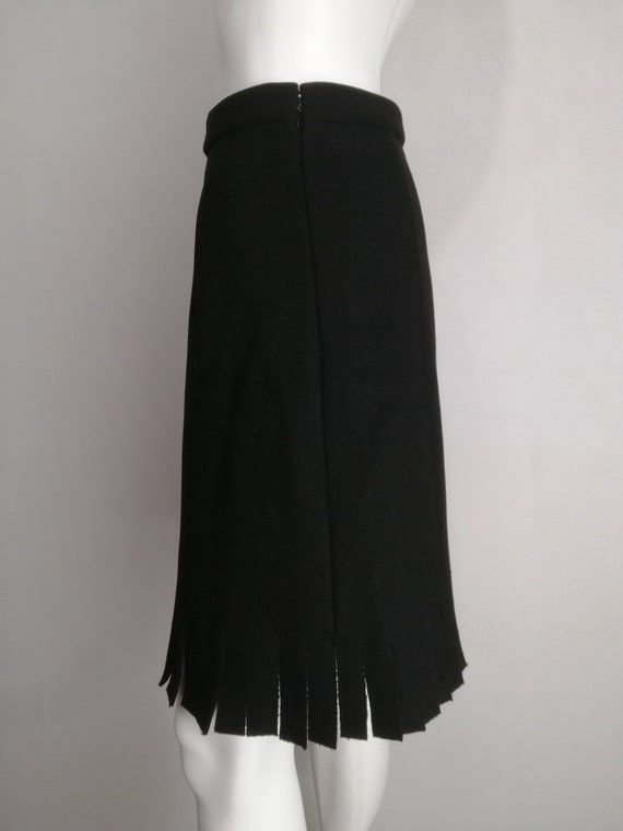 ALAÏA Wool Mini Skirt, Azzedine Alaia Winter 1986… - image 10