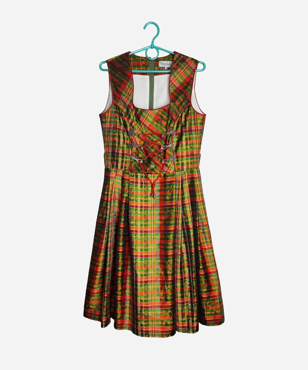 DIRNDL Trachten Dress, Sleeveless Austrian Dress, Womens Tyrol Dress ...