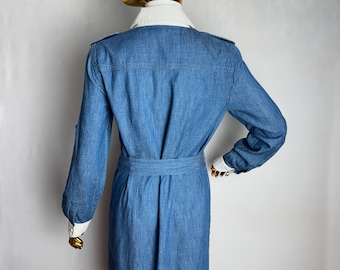 tory burch denim dress Tory Burch Denim Shirt Dress In Blue