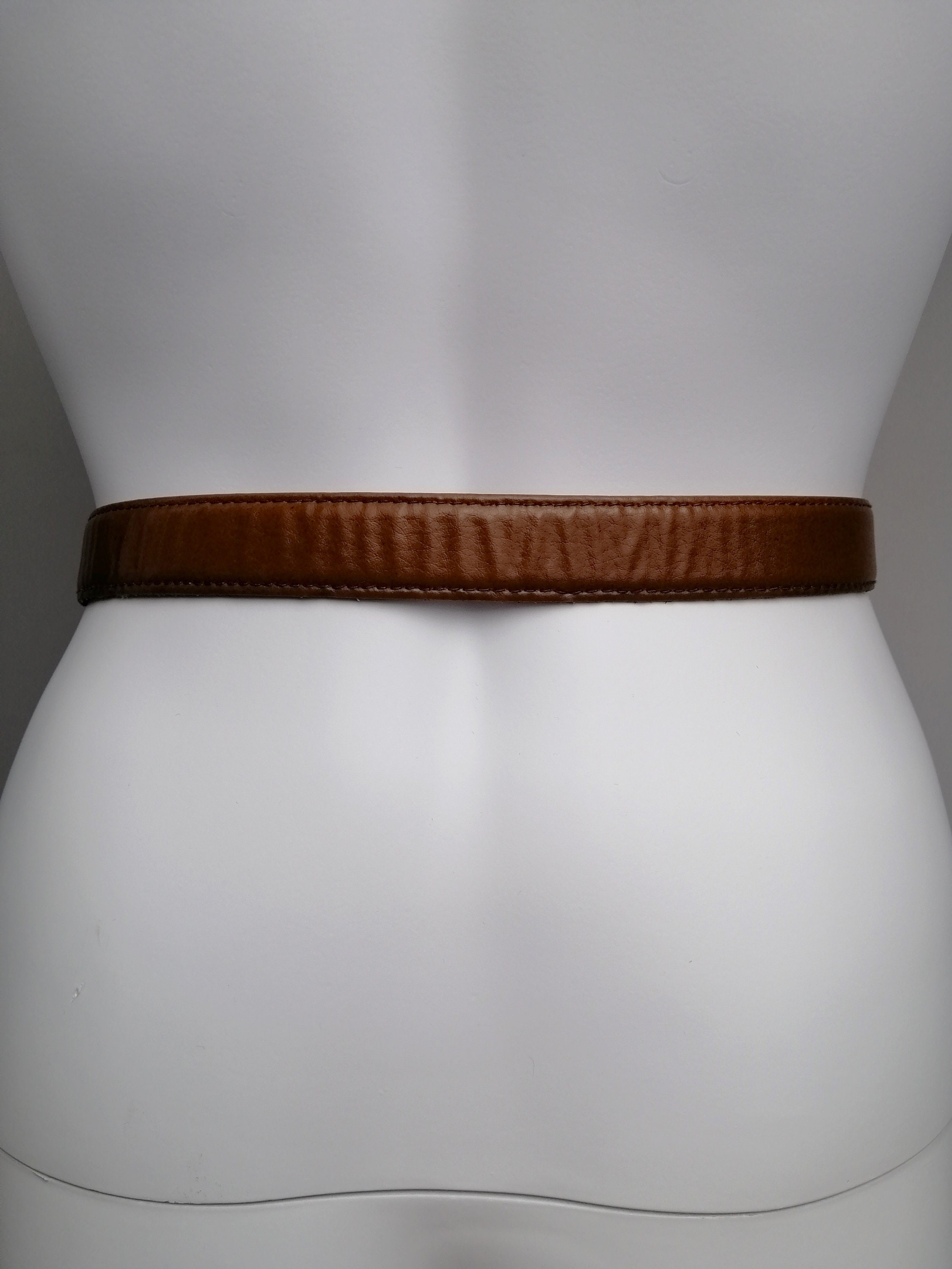 Vintage French Leather Belt by Cardeuc Vintage French Leather Belt by Cardeuc main image 2