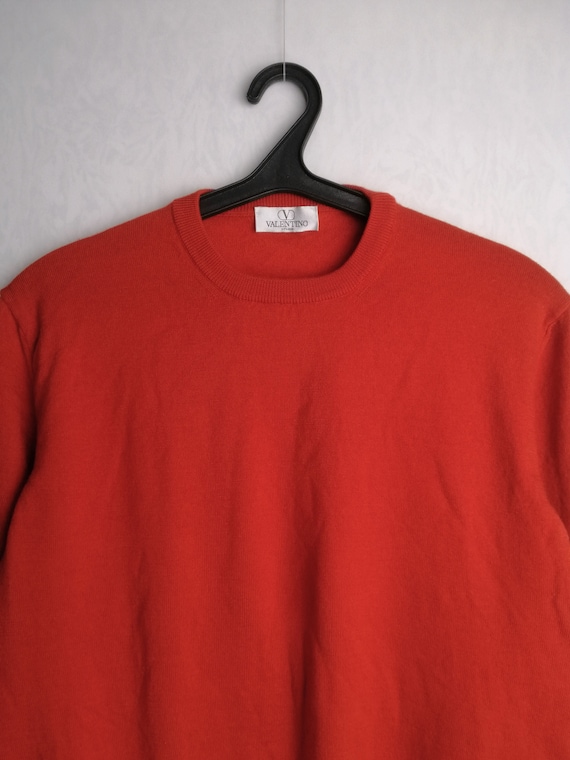 VALENTINO Merino Wool Sweater, 90s Authentic Luxury Designer