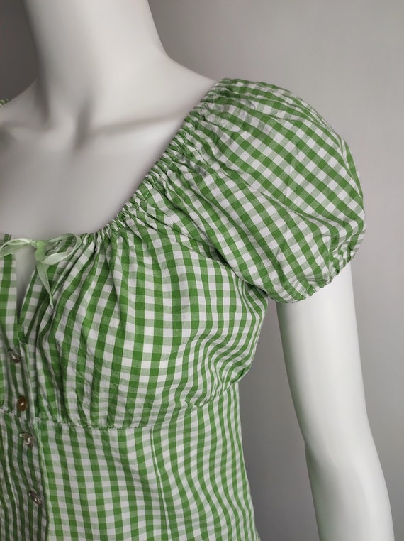 Austrian Dirndl Blouse, Traditional Trachten Blou… - image 7