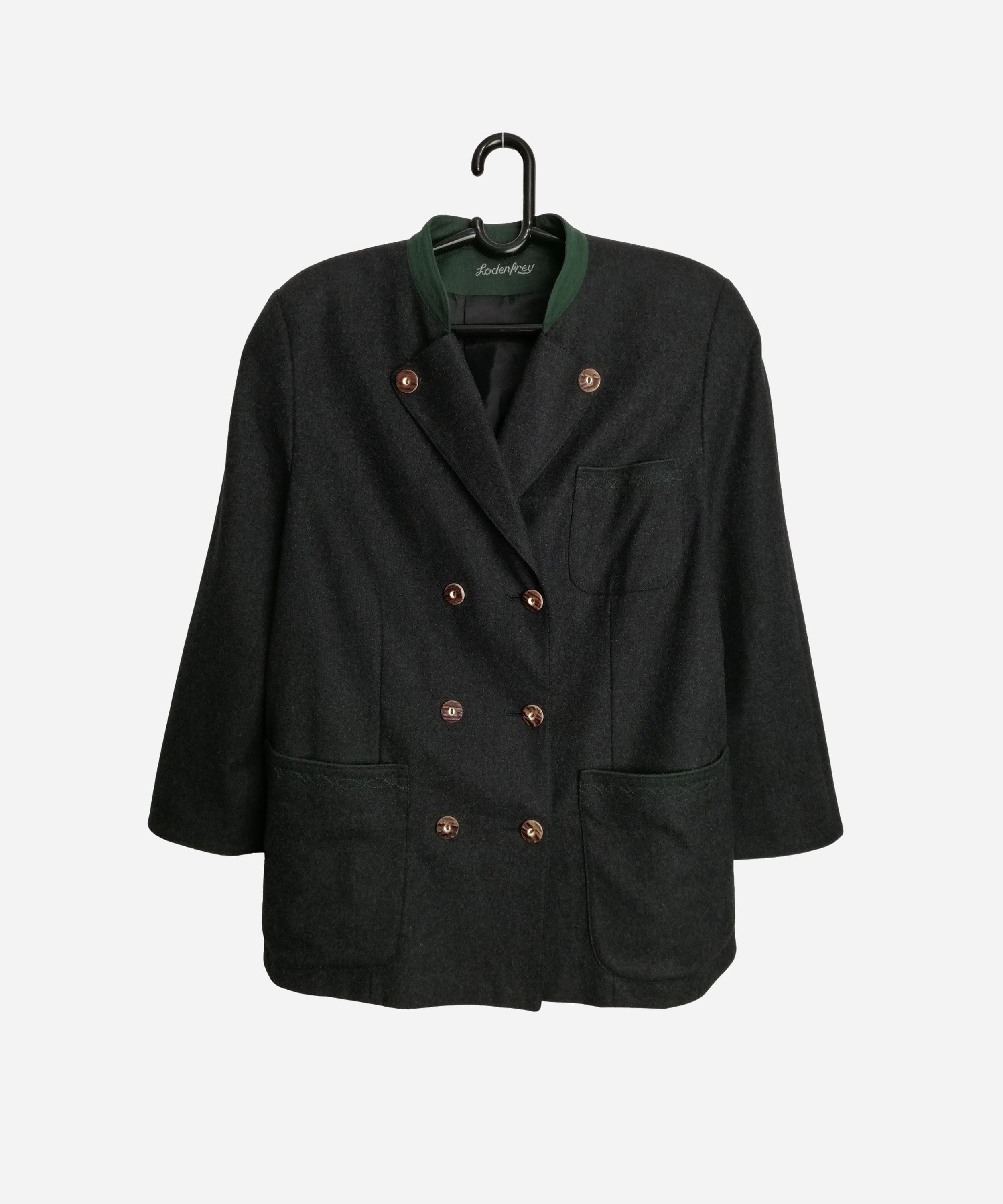 LODENFREY Vintage Dirndl Jacket Womens Austrian Wool Trachten