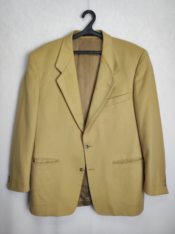 CORNELIANI Suit Jacket, Mens Wool & Cashmere Blaze