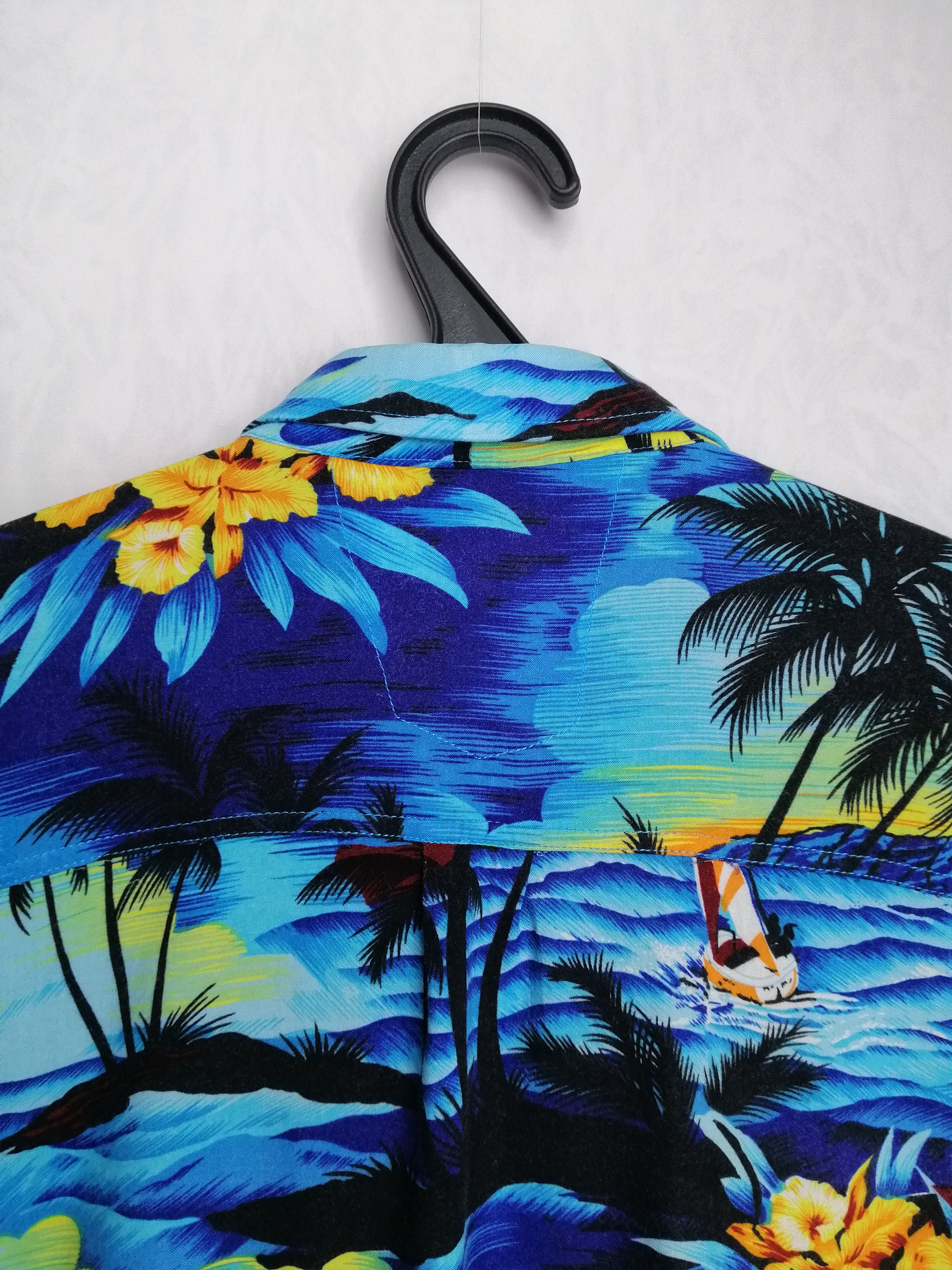 Herren Hawaii Hemd Mit Tropischem Blumenmuster - Lässiges Urlaubs-Shirt