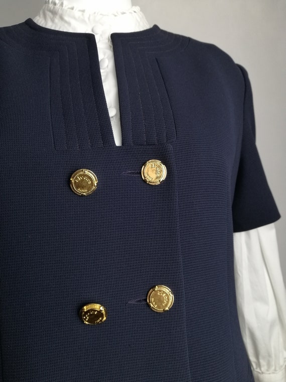 Navy blue best sale short sleeve jacket
