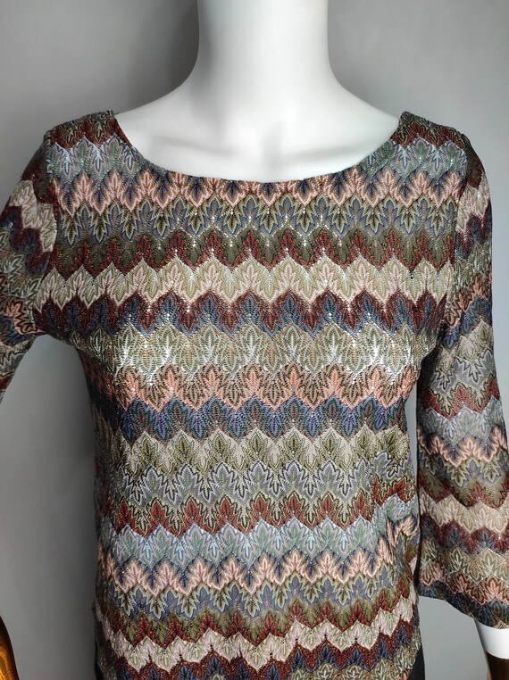 MISSONI Vintage Zigzag Knit Top, Y2K Italian Designer Blouse, Multicolor Pattern Sweater, Womens Colorful Knitted Top, Made in Italy, Size M - Etsy MISSONI Vintage Zigzag Knit Top, Y2K Italian Designer Blouse, Multicolor Pattern Sweater, Womens Colorful Knitted Top, Made in Italy, Size M - Etsy