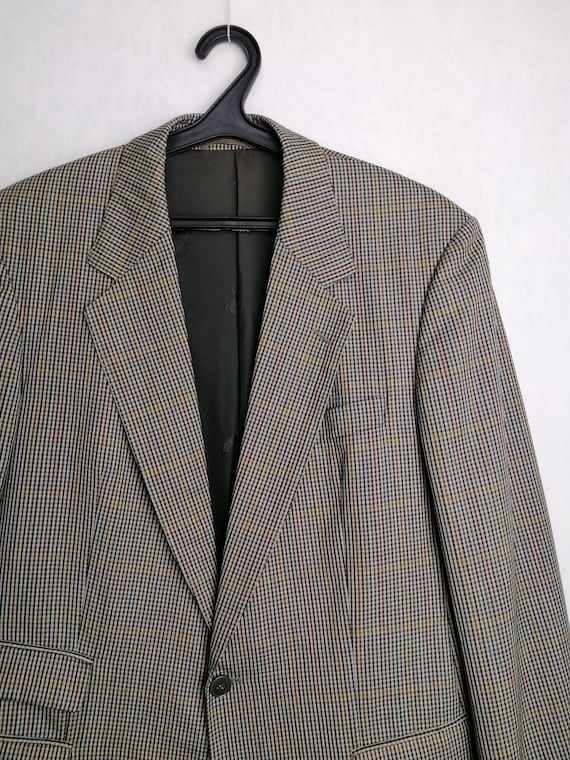 BURBERRYS Vintage Mens Blazer 80s Authentic Burbe… - image 9