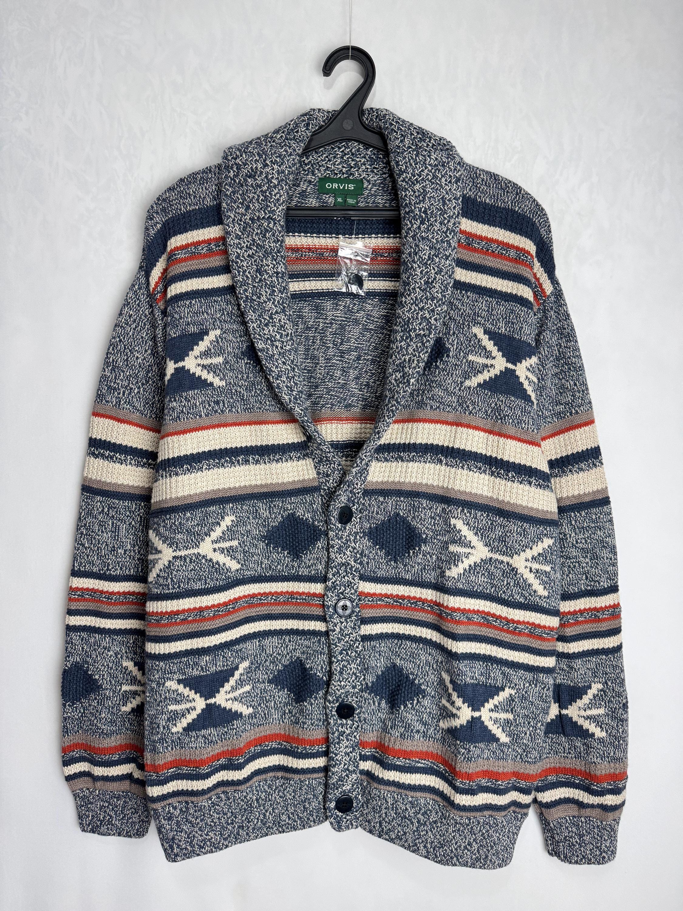Orvis Cardigan - Etsy